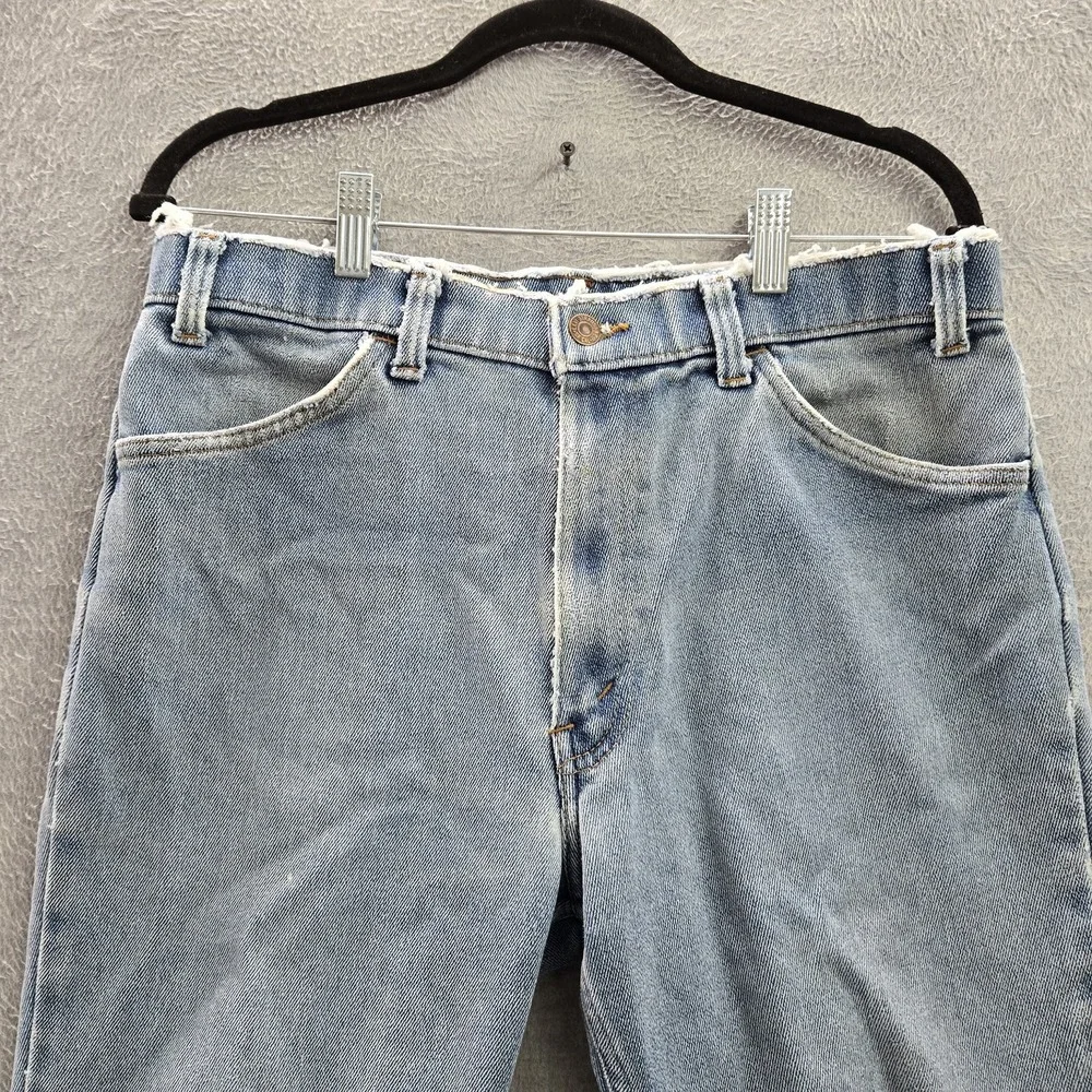 VINTAGE Levi's For Men Jeans 36X32 Light Blue Denim Black Gold Tab‎ 25